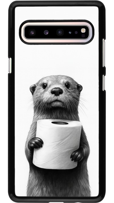 Coque Samsung Galaxy S10 5G - Loutre papier de toilette