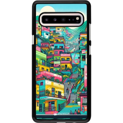 Samsung Galaxy S10 5G Case Hülle - Medellin Comuna 13 Kunst