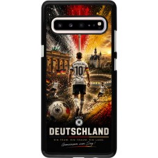 Samsung Galaxy S10 5G Case Hülle - Fussball Deutschland splash 2026