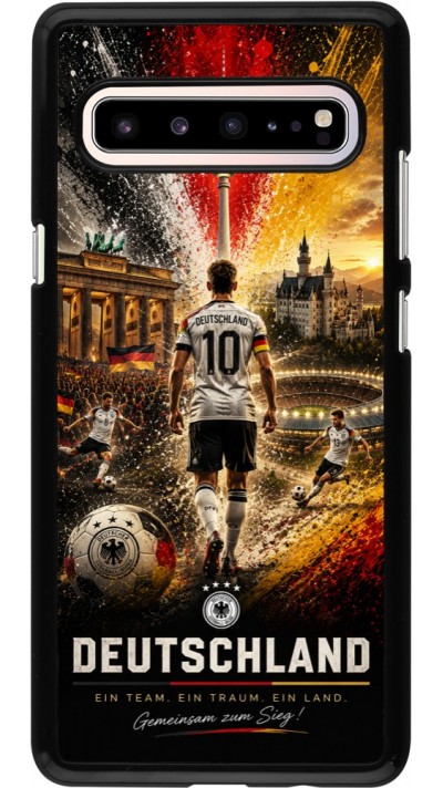 Samsung Galaxy S10 5G Case Hülle - Fussball Deutschland splash 2026