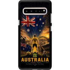 Samsung Galaxy S10 5G Case Hülle - Fussball Australien splash 2026