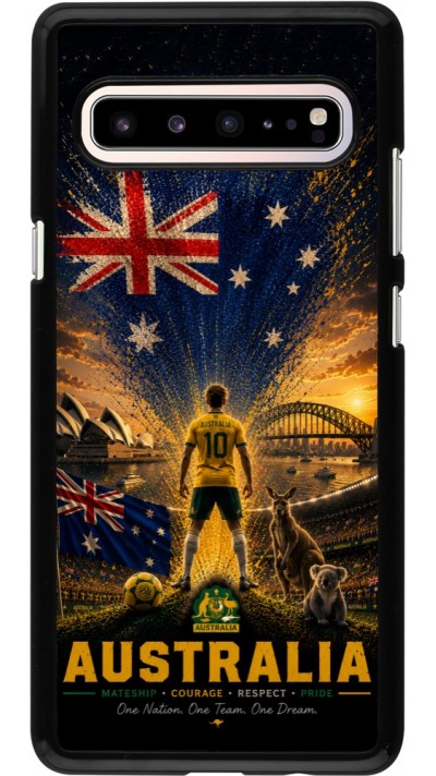 Samsung Galaxy S10 5G Case Hülle - Fussball Australien splash 2026