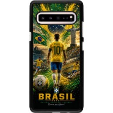 Coque Samsung Galaxy S10 5G - Football Brésil splash 2026