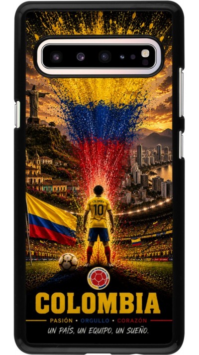 Samsung Galaxy S10 5G Case Hülle - Fussball Kolumbien splash 2026