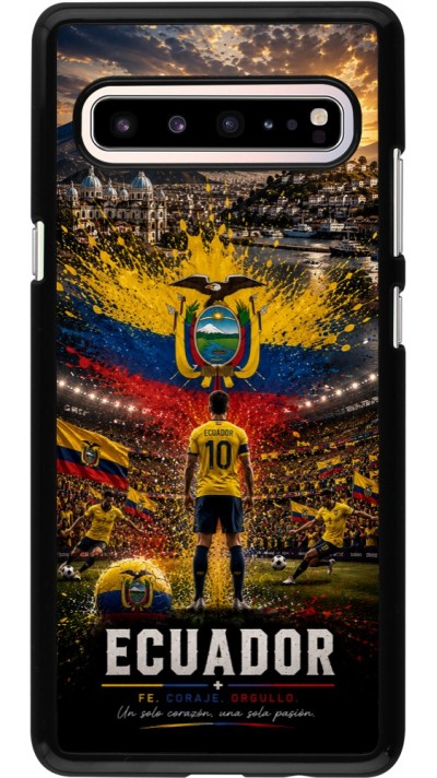 Samsung Galaxy S10 5G Case Hülle - Fussball Ecuador splash 2026