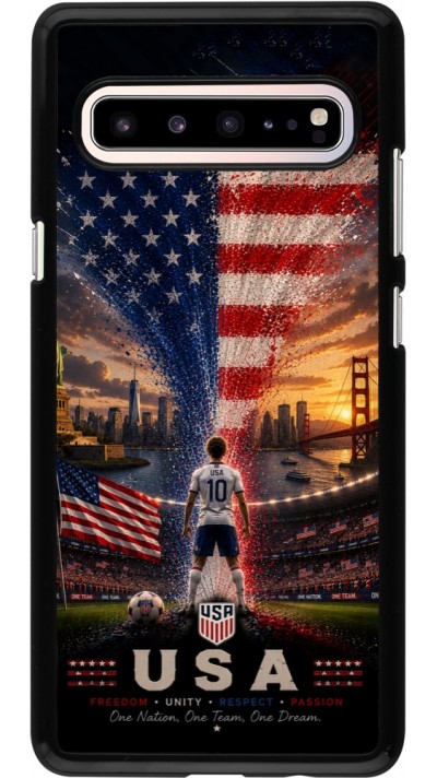 Samsung Galaxy S10 5G Case Hülle - Fussball Vereinigten Staaten splash 2026