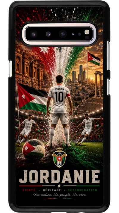 Samsung Galaxy S10 5G Case Hülle - Fussball Jordanien splash 2026