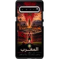 Samsung Galaxy S10 5G Case Hülle - Fussball Marokko splash 2026