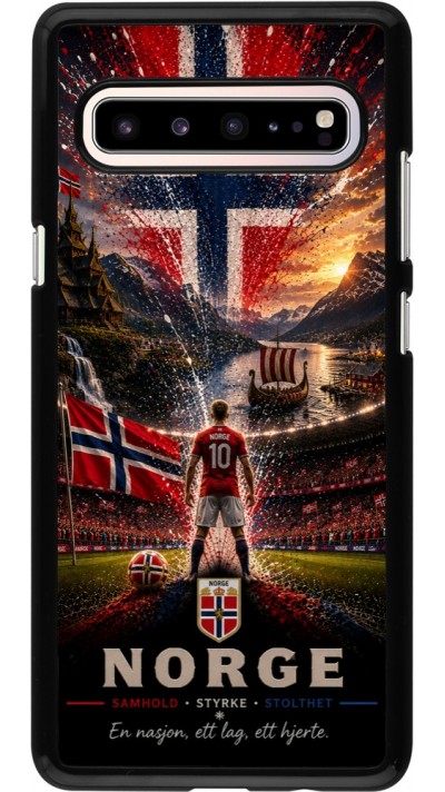 Samsung Galaxy S10 5G Case Hülle - Fussball Norwegen splash 2026