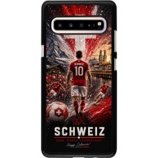 Samsung Galaxy S10 5G Case Hülle - Fussball Schweiz splash 2026