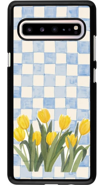 Samsung Galaxy S10 5G Case Hülle - Blue vichy tulips 2026