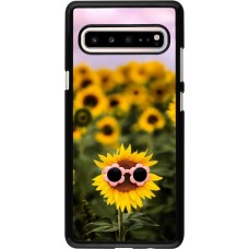 Samsung Galaxy S10 5G Case Hülle - Sunflower with glasses 2026