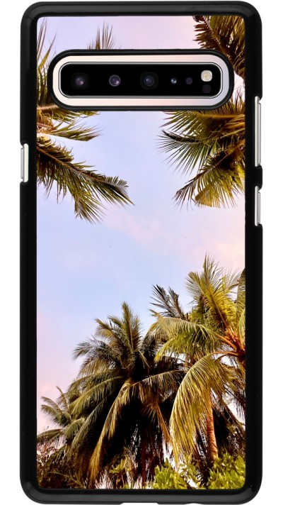 Samsung Galaxy S10 5G Case Hülle - Summer 2023 palm tree vibe