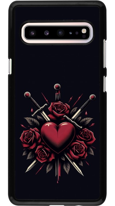 Samsung Galaxy S10 5G Case Hülle - Valentine 2024 gothic love