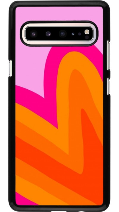 Samsung Galaxy S10 5G Case Hülle - Valentine 2024 heart gradient