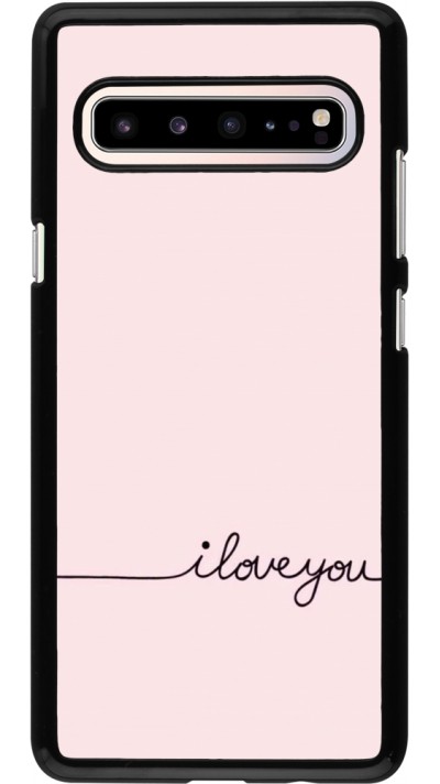 Samsung Galaxy S10 5G Case Hülle - Valentine 2023 i love you writing