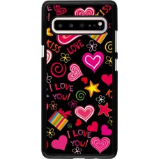 Samsung Galaxy S10 5G Case Hülle - Valentine 2023 love symbols