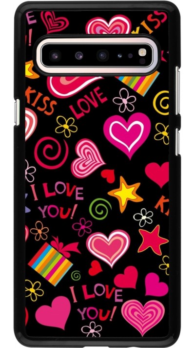 Samsung Galaxy S10 5G Case Hülle - Valentine 2023 love symbols