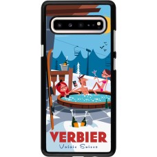 Samsung Galaxy S10 5G Case Hülle - Verbier Mountain Jacuzzi