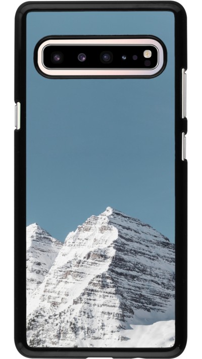 Samsung Galaxy S10 5G Case Hülle - Winter 22 blue sky mountain