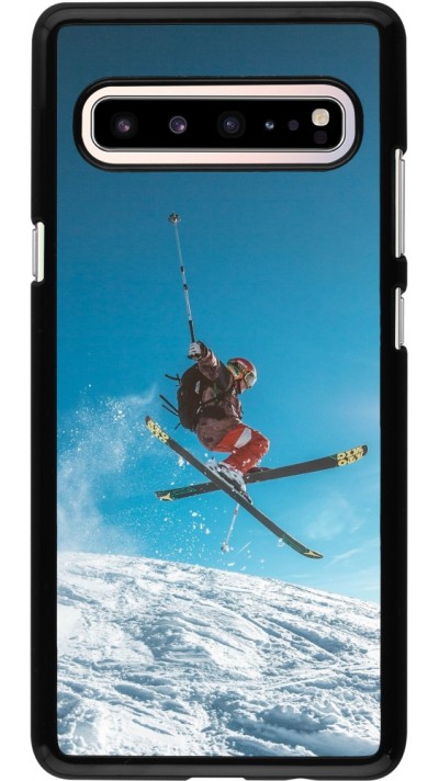 Samsung Galaxy S10 5G Case Hülle - Winter 22 Ski Jump