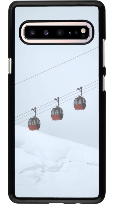 Samsung Galaxy S10 5G Case Hülle - Winter 22 ski lift