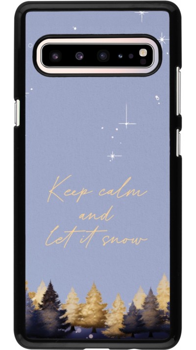 Samsung Galaxy S10 5G Case Hülle - Winter 25 Winter illustration of trees