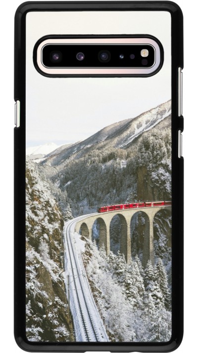 Samsung Galaxy S10 5G Case Hülle - Winter 25 Winter polar express