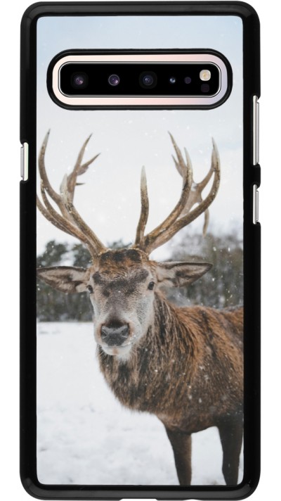 Samsung Galaxy S10 5G Case Hülle - Winter 25 Winter reindeer
