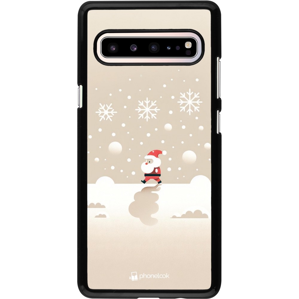Samsung Galaxy S10 5G Case Hülle - Weihnachten 2023 Minimalistischer Weihnachtsmann