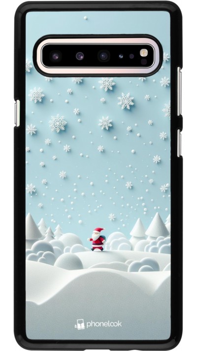 Samsung Galaxy S10 5G Case Hülle - Weihnachten 2023 Kleiner Vater Schneeflocke