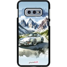Samsung Galaxy S10e Case Hülle - Porsche 911 Berg Aquarell