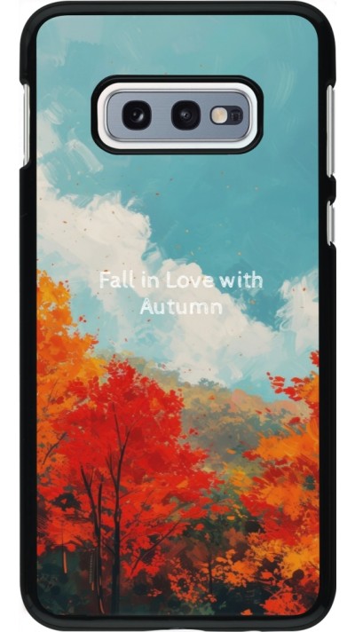 Samsung Galaxy S10e Case Hülle - Autumn 25 Fall in love