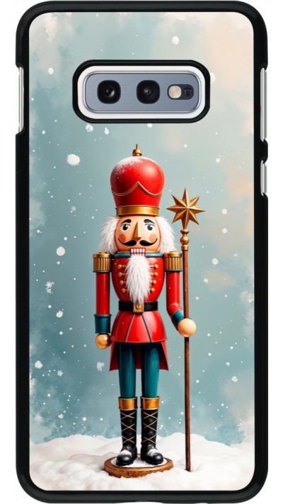 Samsung Galaxy S10e Case Hülle - Christmas 25 Nutcracker Snow