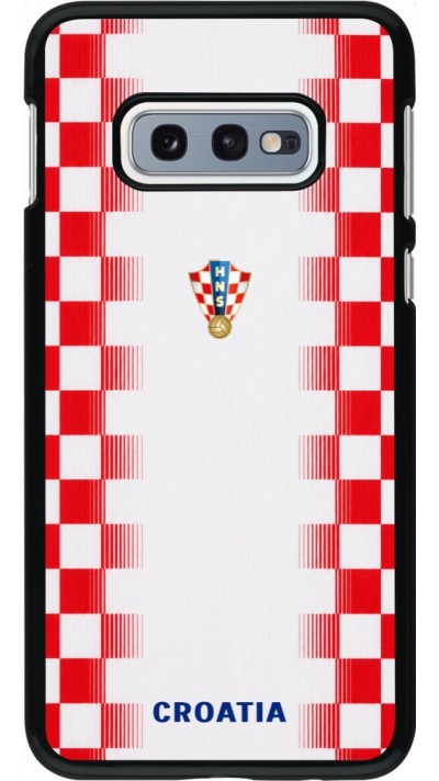 Samsung Galaxy S10e Case Hülle - Kroatien 2026 personalisierbares Fussballtrikot