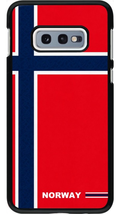 Samsung Galaxy S10e Case Hülle - Norwegen 2026 personalisierbares Fussballtrikot
