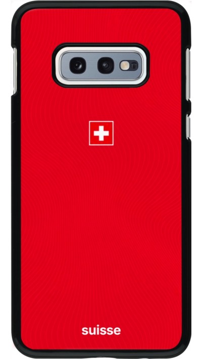 Samsung Galaxy S10e Case Hülle - Schweiz 2026 personalisierbares Fussballtrikot