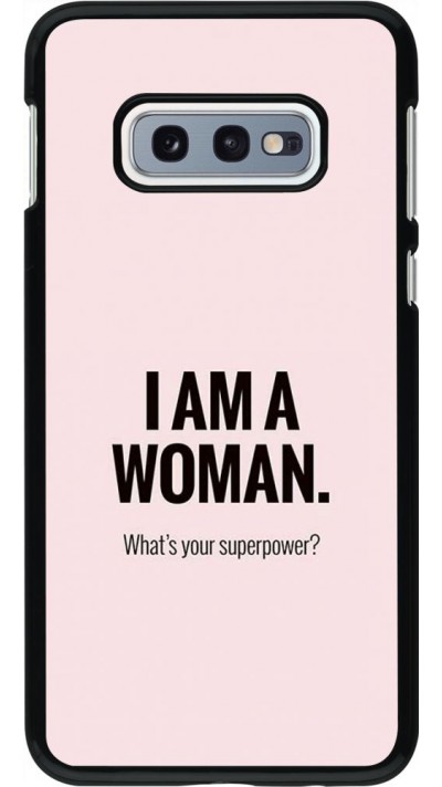 Hülle Samsung Galaxy S10e - I am a woman