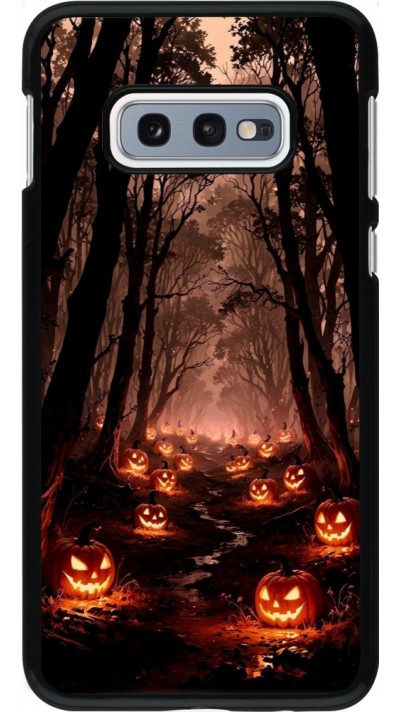 Samsung Galaxy S10e Case Hülle - Halloween 2025 Road of Terrifying Pumpkins