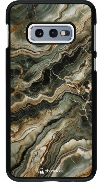 Samsung Galaxy S10e Case Hülle - Oliv Marmor