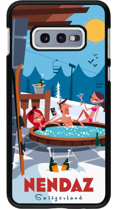 Samsung Galaxy S10e Case Hülle - Nendaz Mountain Jacuzzi
