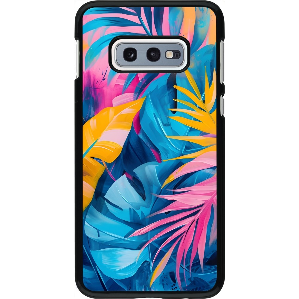 Samsung Galaxy S10e Case Hülle - Palms Blue