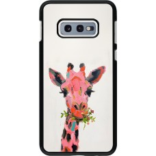 Samsung Galaxy S10e Case Hülle - Pink Girafe Paint