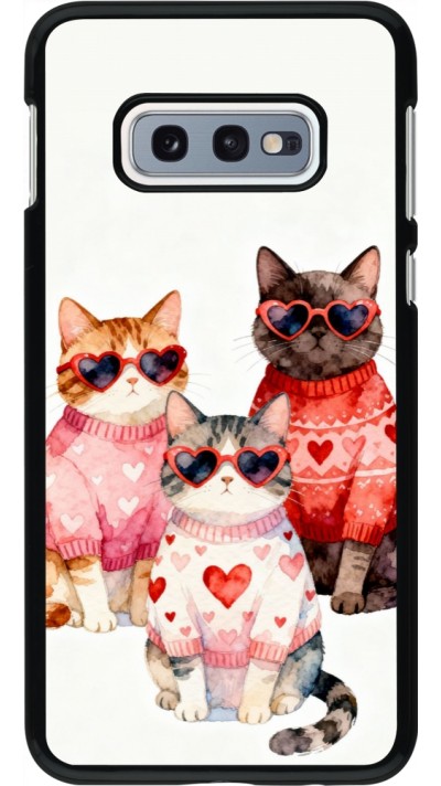 Samsung Galaxy S10e Case Hülle - Saint Valentines Day 26 Cat Love