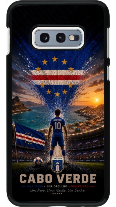 Samsung Galaxy S10e Case Hülle - Fussball Kap Verde splash 2026