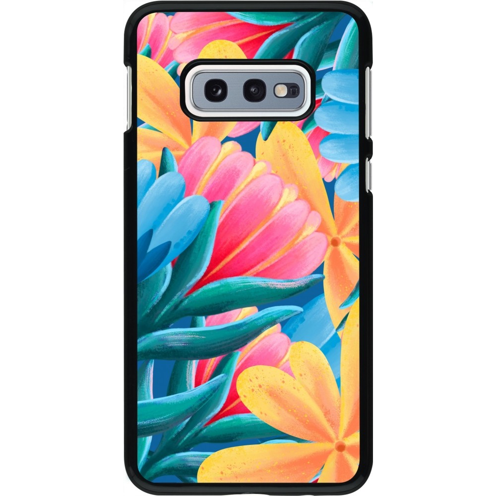Samsung Galaxy S10e Case Hülle - Spring 23 colorful flowers