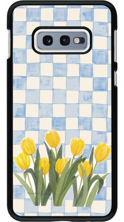 Samsung Galaxy S10e Case Hülle - Blue vichy tulips 2026