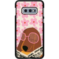Samsung Galaxy S10e Case Hülle - Dog with newspaper 2026