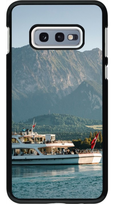 Coque Samsung Galaxy S10e - Fête Nationale Suisse Bateau Leman