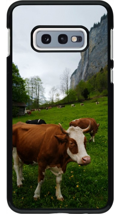 Coque Samsung Galaxy S10e - Fête Nationale Suisse Vaches